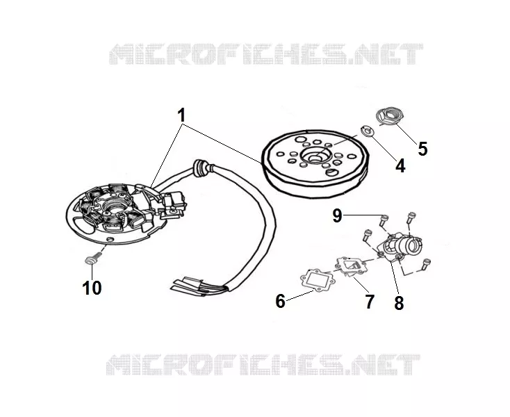 LICHTMASCHINE / STATOR / ANSAUG