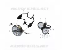 TACHOMETER / SCHEINWERFER