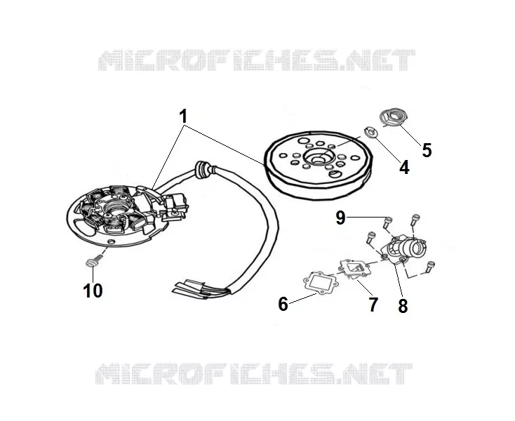 LICHTMASCHINE / STATOR / ANSAUG