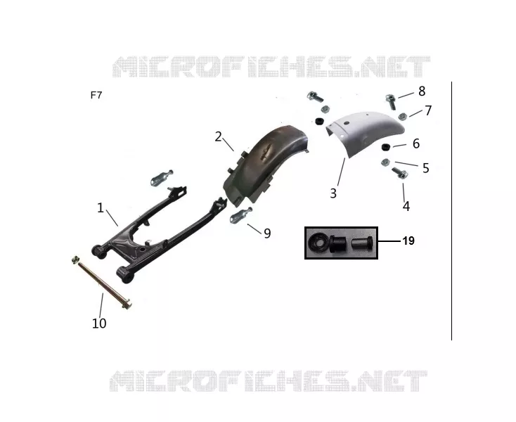 SCHWINGE / KOTFLÜGEL HINTEN
