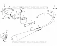 AUSPUFF / LUFTFILTERKASTEN / BATTERIE
