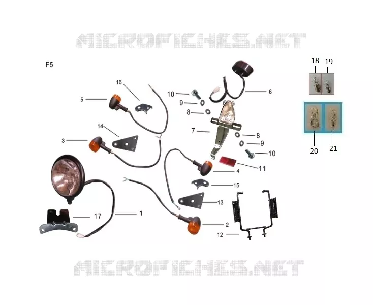 RÜCKLICHT / SCHEINWERFER / BLINKER