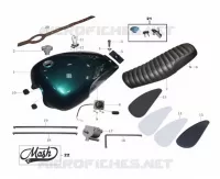 TANK / SITZ / SCHLOSS SET