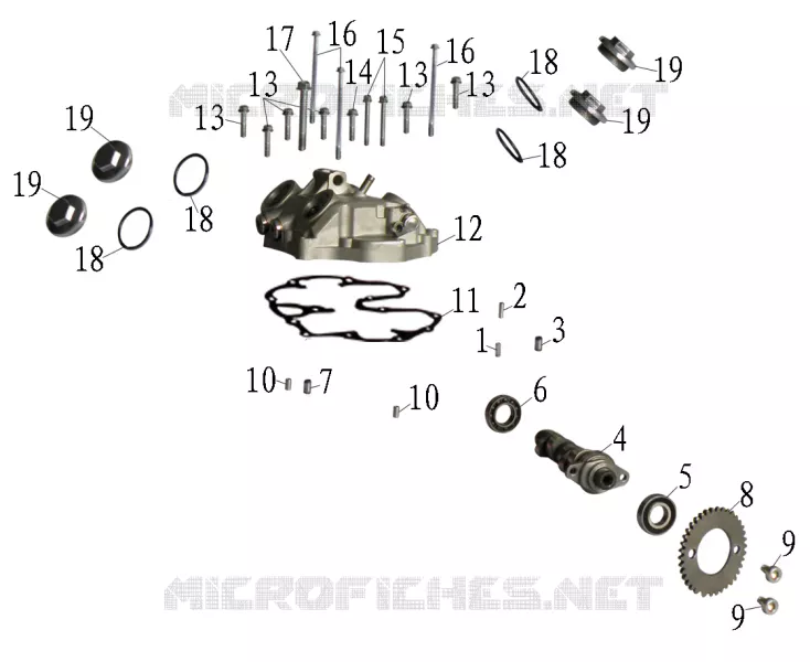 ZYLINDERKOPFHAUBE / NOCKENWELLE