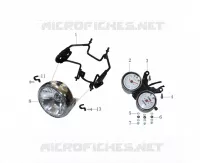 TACHOMETER / SCHEINWERFER