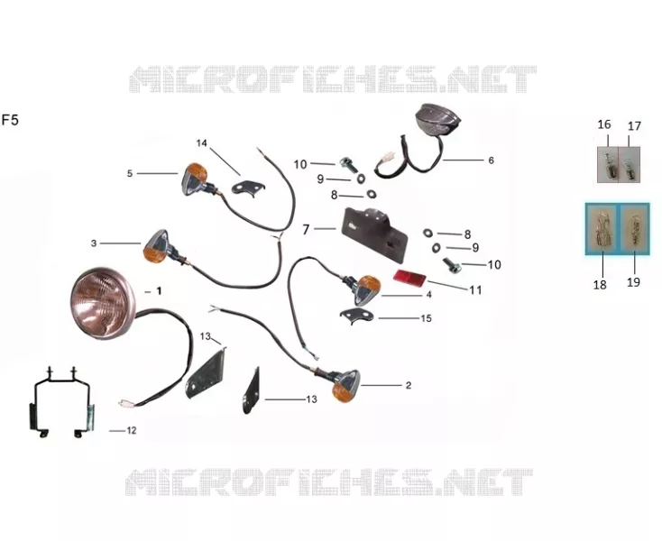 RÜCKLICHT / SCHEINWERFER / BLINKER