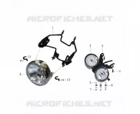 TACHOMETER / SCHEINWERFER