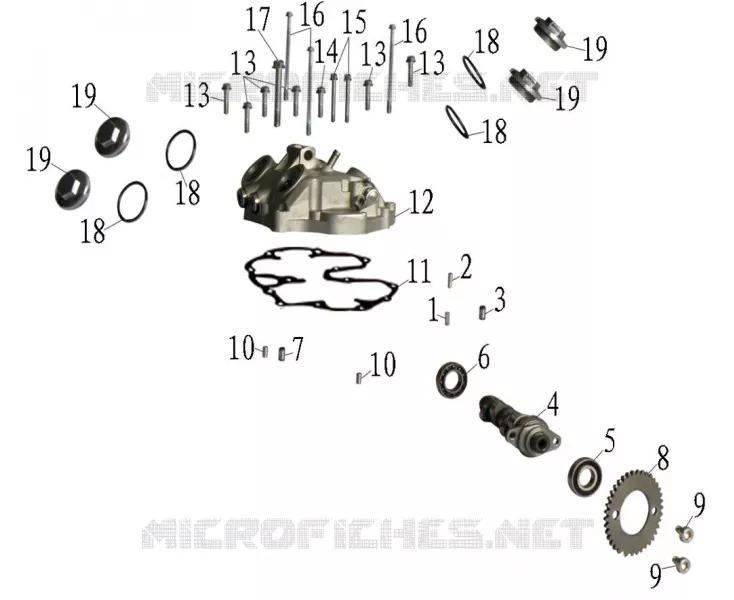 ZYLINDERKOPFHAUBE / NOCKENWELLE