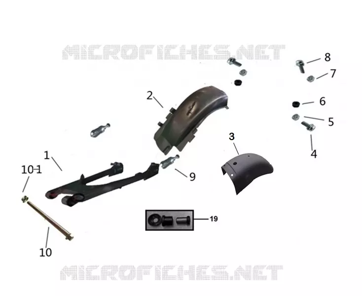 SCHWINGE / KOTFLÜGEL HINTEN