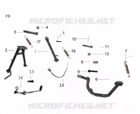 STÄNDER / BREMSPEDAL / SCHALTHEBEL