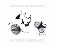 TACHOMETER / SCHEINWERFER