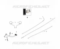 SPIEGEL / KABEL / HINTERES BREMSPEDAL