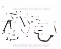 STÄNDER / BREMSPEDAL / SCHALTHEBEL