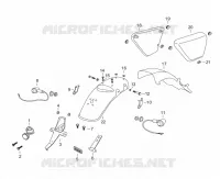 SEITENABDECKUNGEN / KOTFLÜGEL HINTEN / HINTERES LICHT / BLINKER