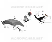  RÜCKLICHT / KOTFLÜGEL