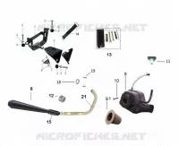 AUSPUFF / LUFTFILTERKASTEN / BATTERIEKASTEN