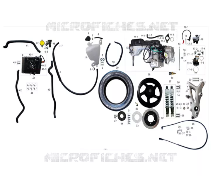 HINTERRAD UND MOTOR
