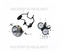 TACHOMETER / SCHEINWERFER
