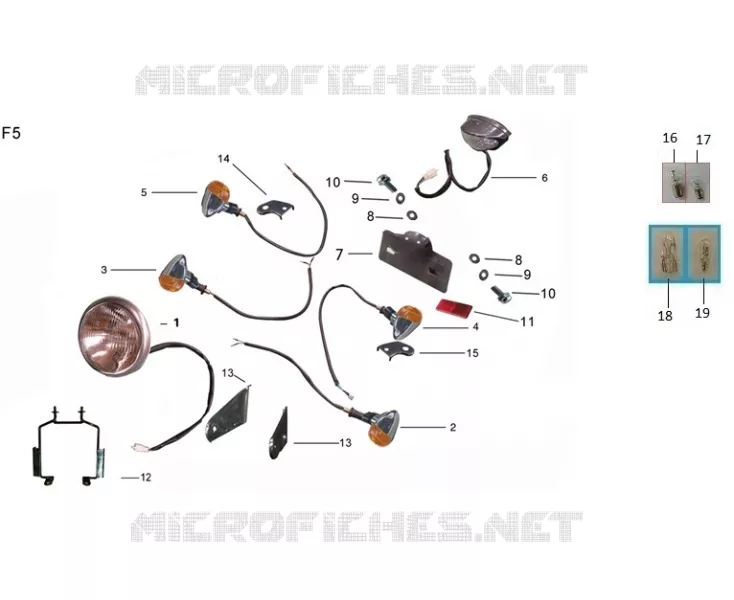 RÜCKLICHT / SCHEINWERFER / BLINKER