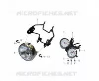 TACHOMETER / SCHEINWERFER