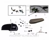 TANK / SITZ / SCHLOSS SET