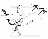 SCHALTHEBEL / KICKSTARTER / BREMSPEDAL / FUßRASTE
