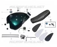 TANK / SITZ / SCHLOSS SET