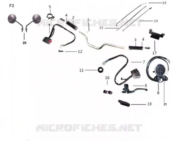 LENKER / TACHOMETER