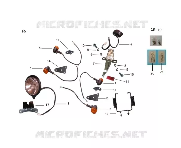RÜCKLICHT / SCHEINWERFER / BLINKER