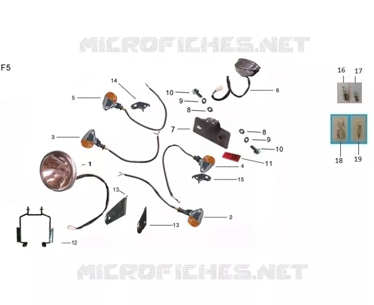 RÜCKLICHT / SCHEINWERFER / BLINKER