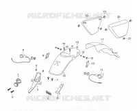 SEITENABDECKUNGEN / KOTFLÜGEL HINTEN / HINTERES LICHT / BLINKER
