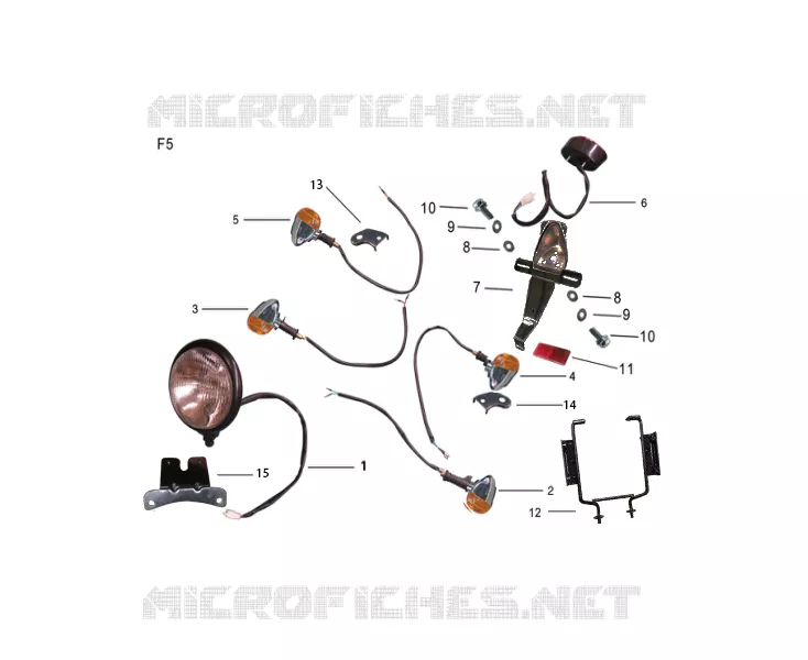 RÜCKLICHT / SCHEINWERFER / BLINKER