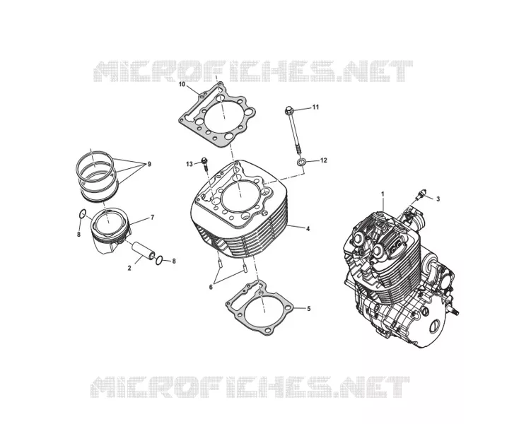 MOTOR / ZYLINDER / KOLBEN